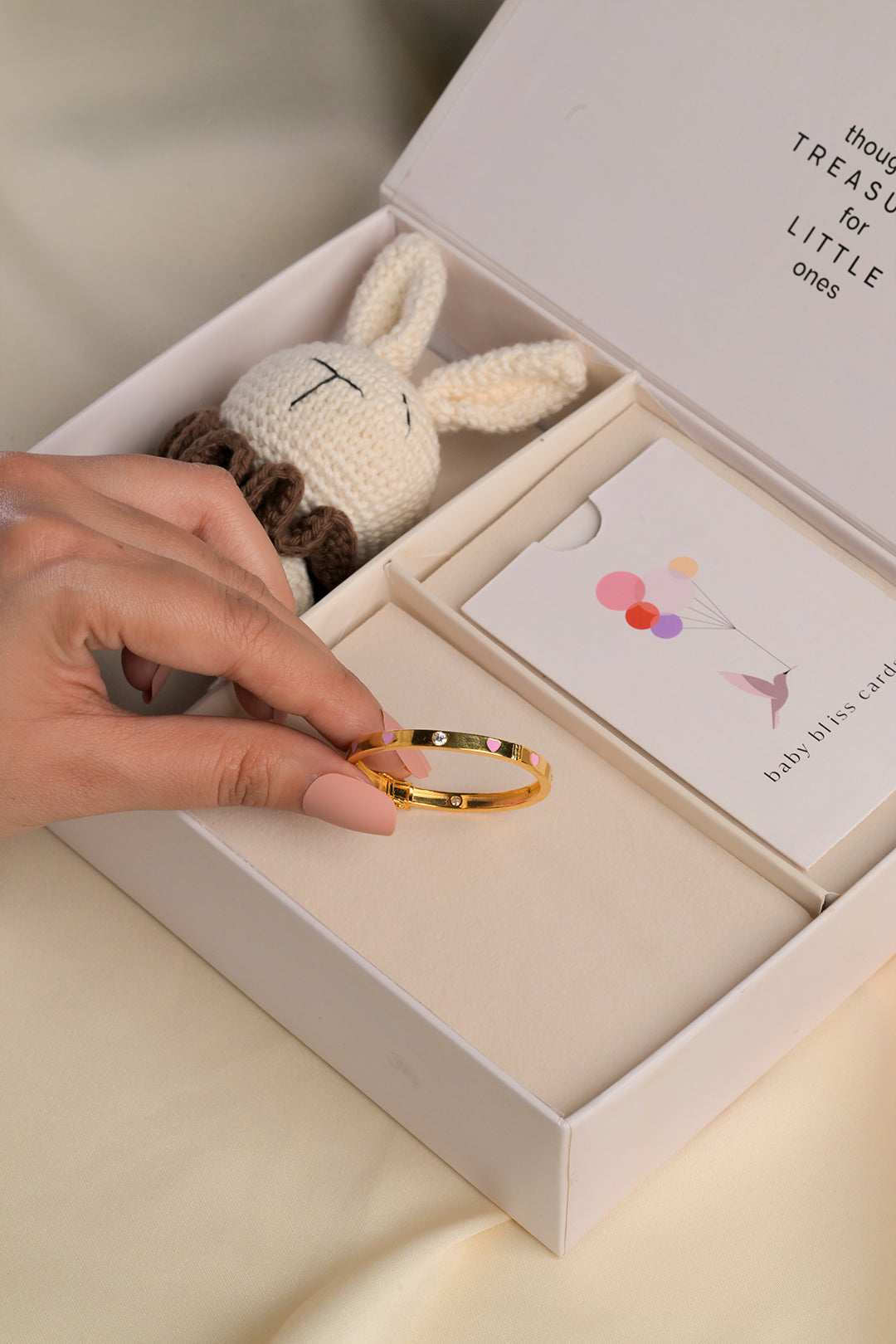 Heart Blossom Kada Silver