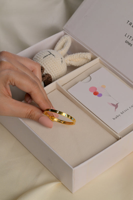 Blue Heart Diamond Cartier Gold Kada