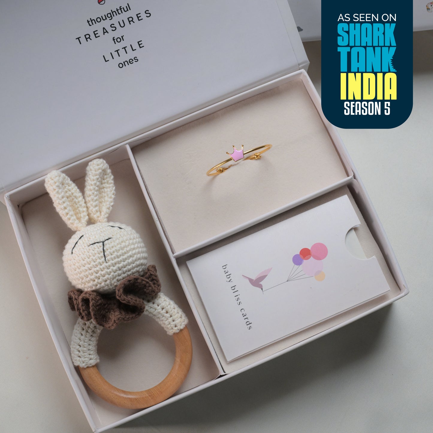 Crown Silver Kada Gift Box