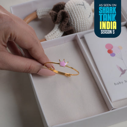 Crown Silver Kada Gift Box