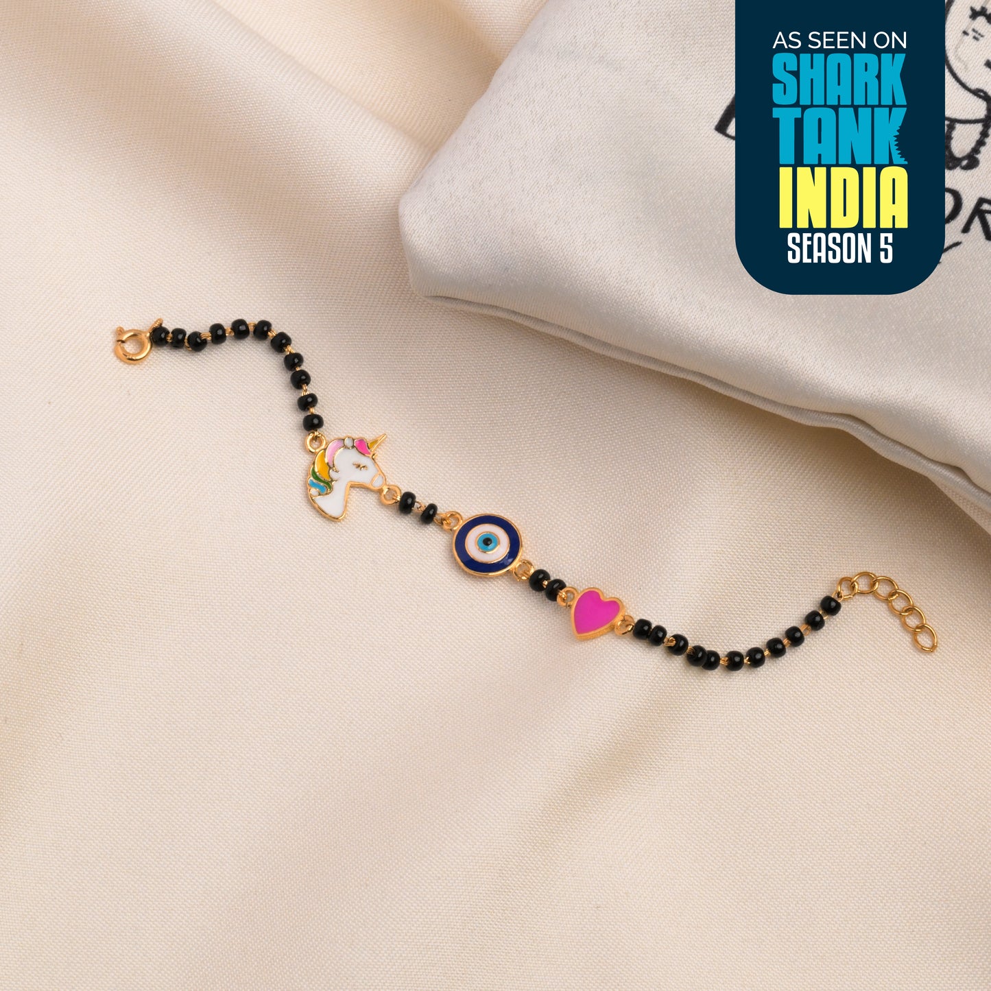 Unicorn Evil Eye Heart Silver Nazariya Gift box