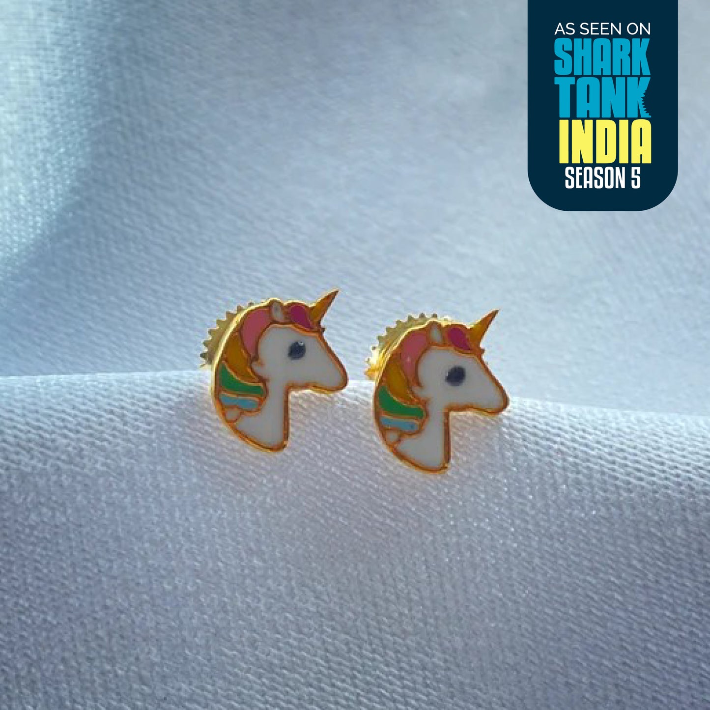 Magical Unicorn Silver Earrings