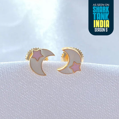 Moon Silver Earrings