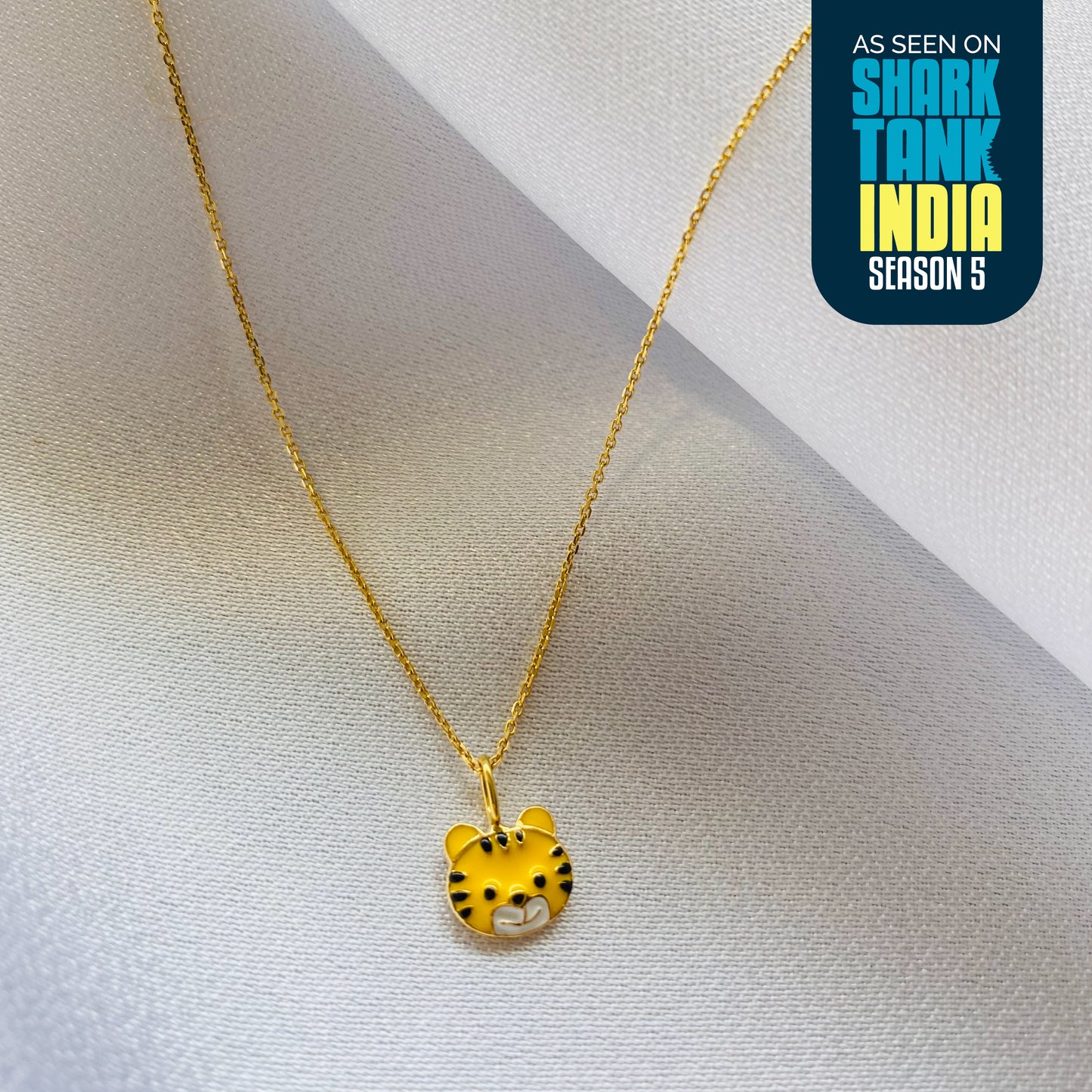 Tiger Silver Pendant With Chain