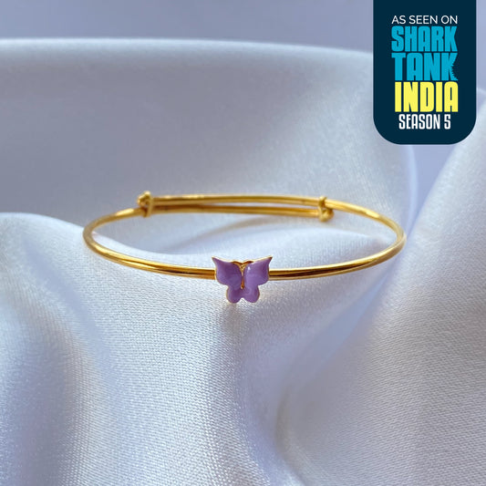 Butterfly Silver Kada