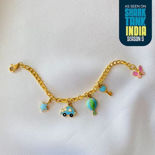 Star Car Key Silver Bracelet