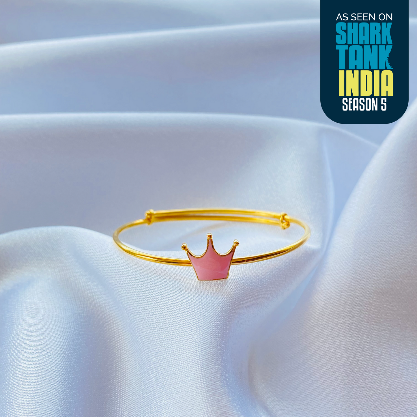 Princess Crown Silver Kada