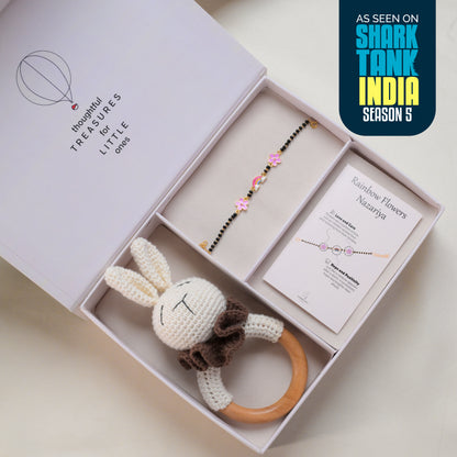 Rainbow Flowers Silver Nazariya Gift Box