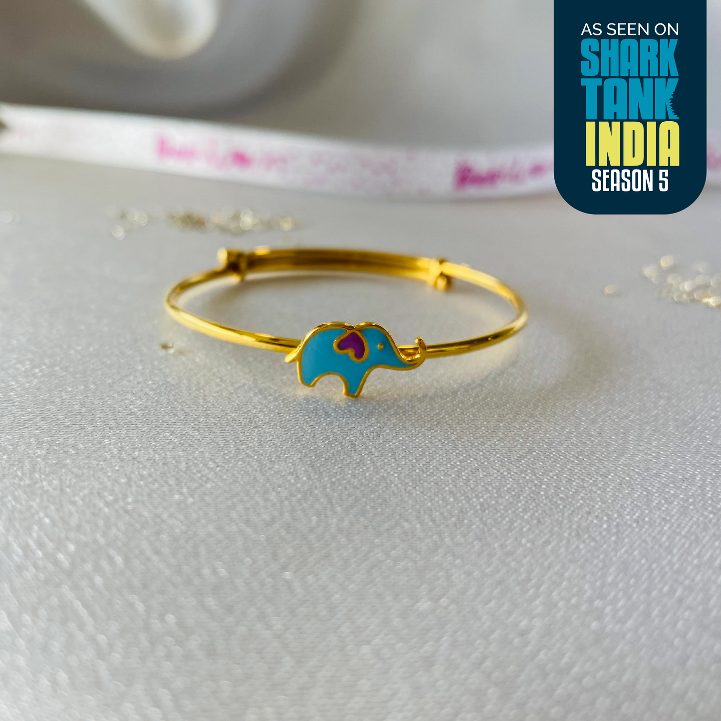 Elephant Silver Kada