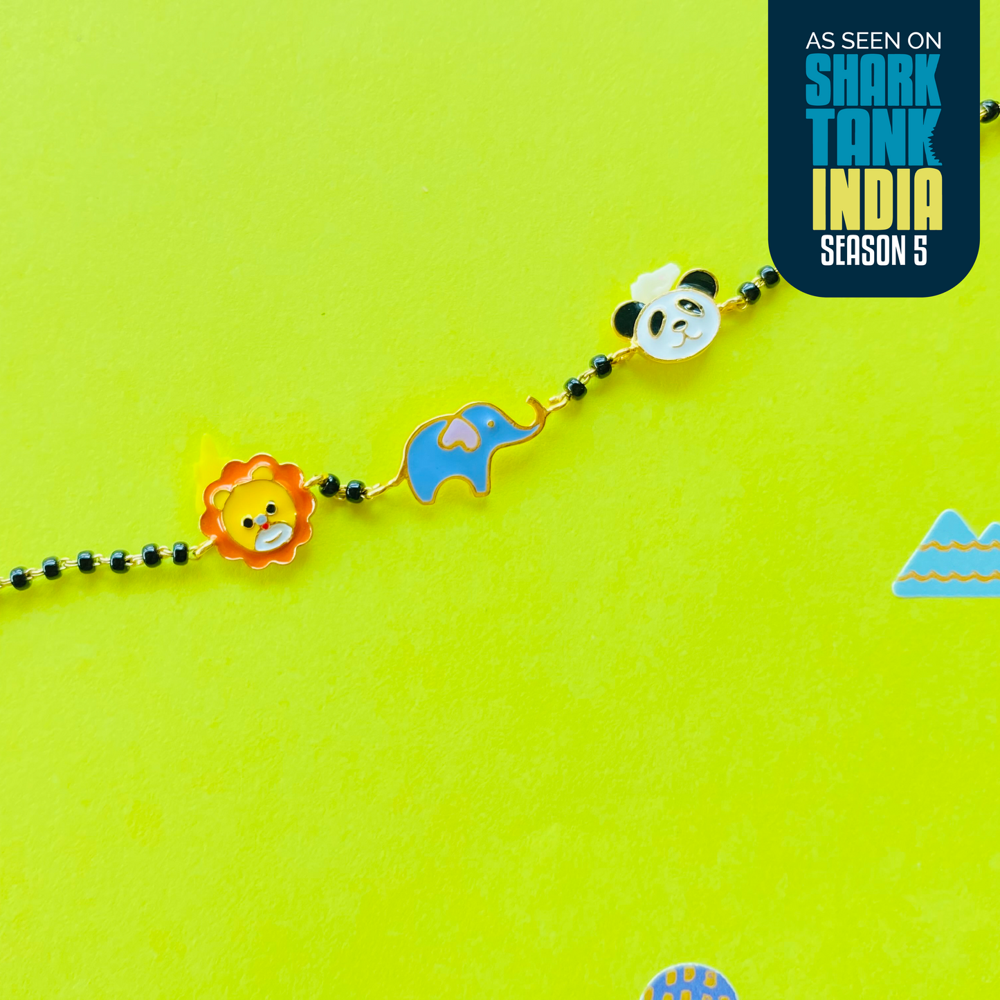 Lion Elephant Panda Silver Nazariya