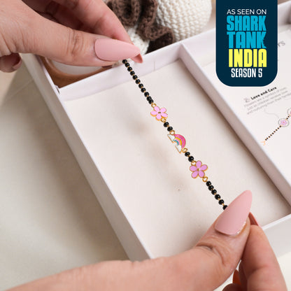 Rainbow Flowers Silver Nazariya Gift Box