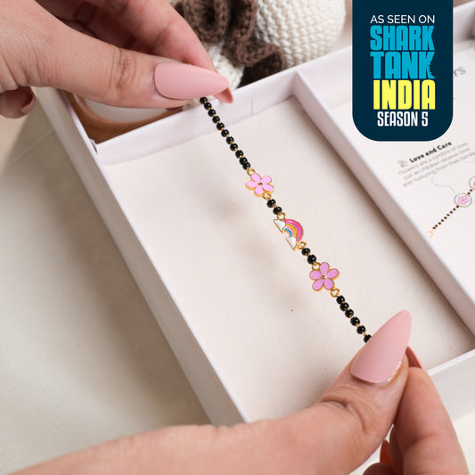 Rainbow Flowers Silver Nazariya Gift Box