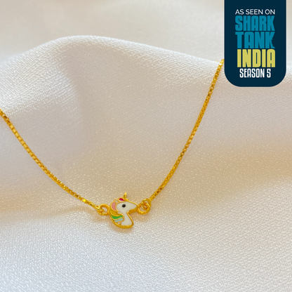 Magical Unicorn Chain Silver Bracelet