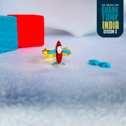 Aeroplane Silver Ring