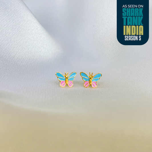 Butterfly Silver Earrings