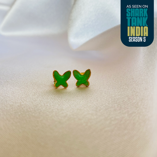 Butterfly Silver Earrings