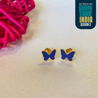 Butterfly Silver Earrings