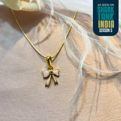 Entangled Knot Silver Pendant With Chain