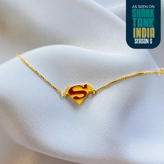 Superman Silver Bracelet