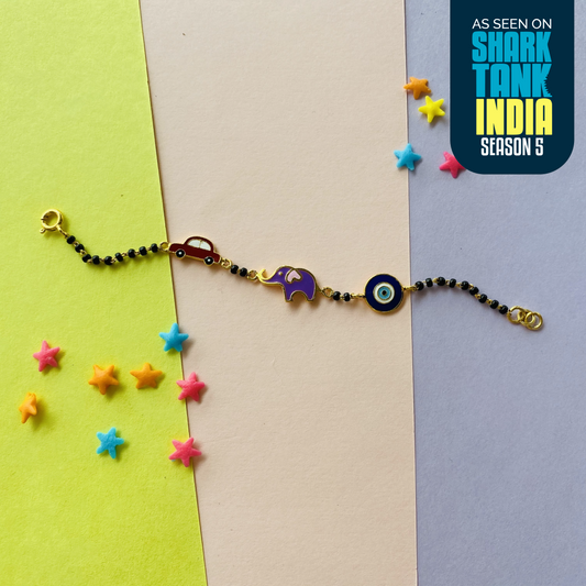 Car Elephant Evil Eye Silver Nazariya