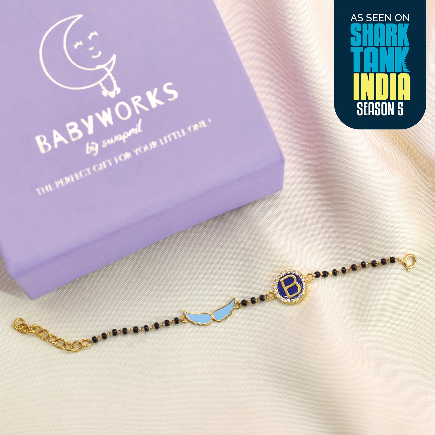 Personalized Letter Wings Silver Nazariya