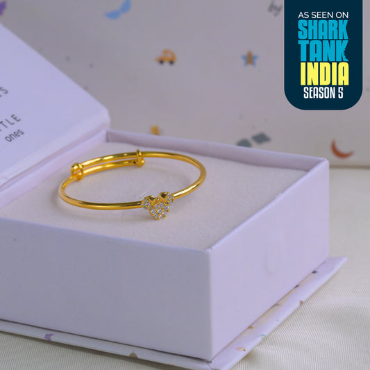 Minnie Diamond Silver Kada