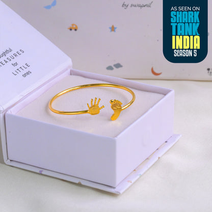 Baby Hand Feet Silver Kada