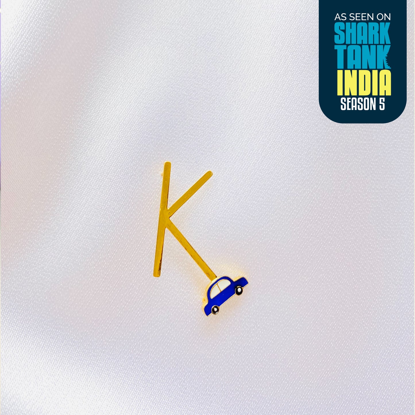 Personalized Silver K Brooch