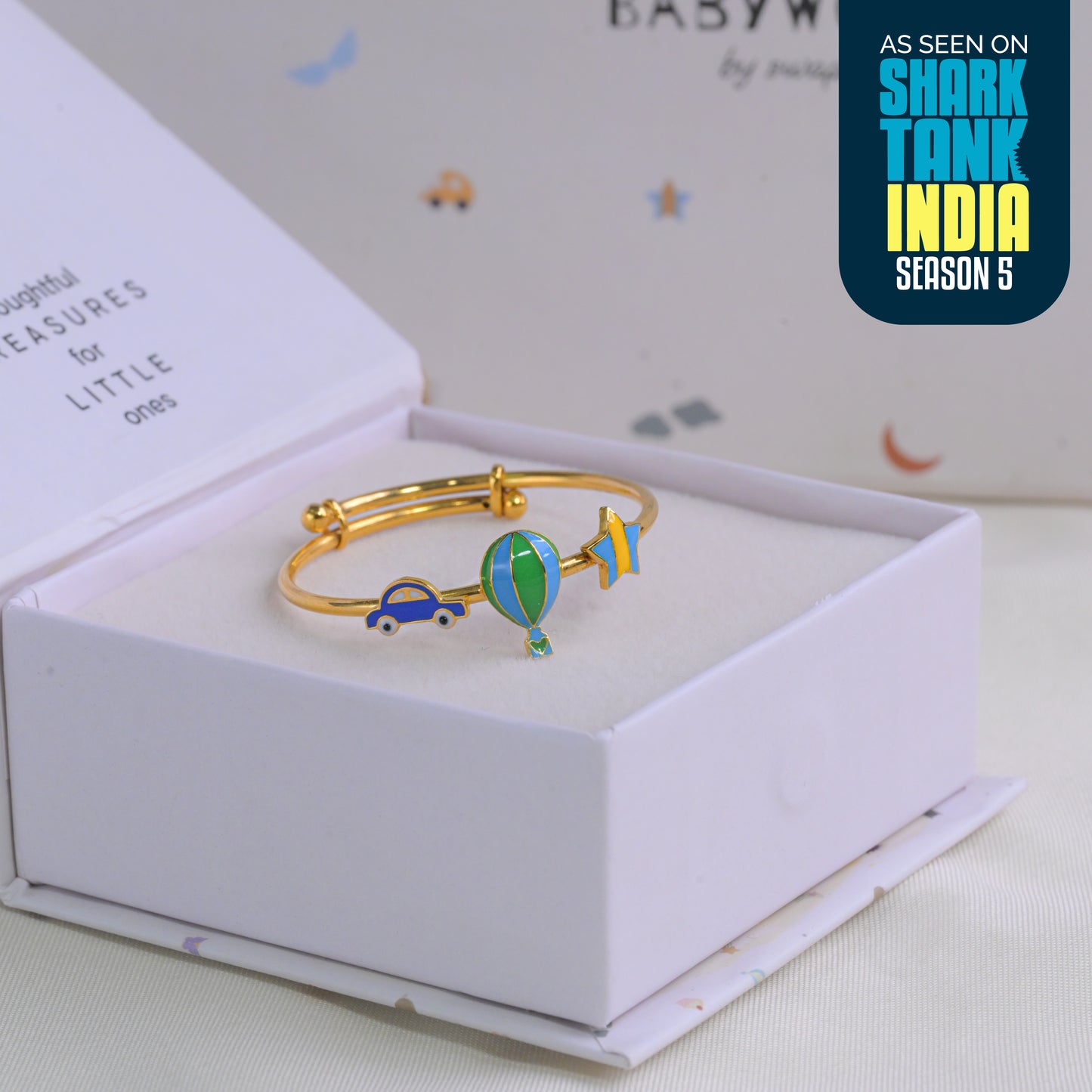 Car Balloon Star Silver Kada