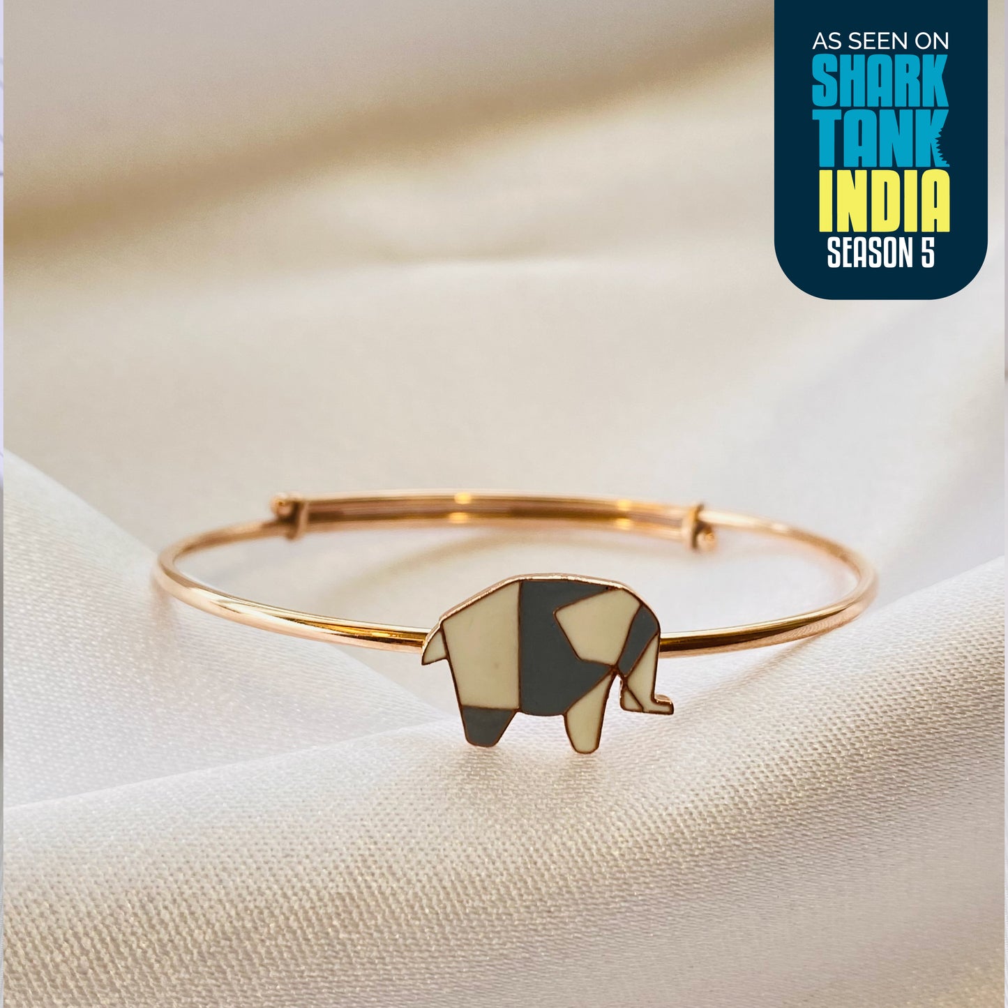 Elephant Silver Kada