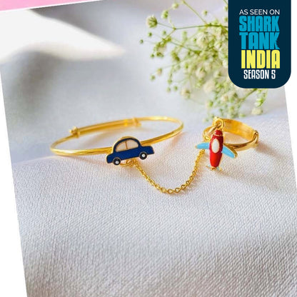 Car Aeroplane Silver Hathphool