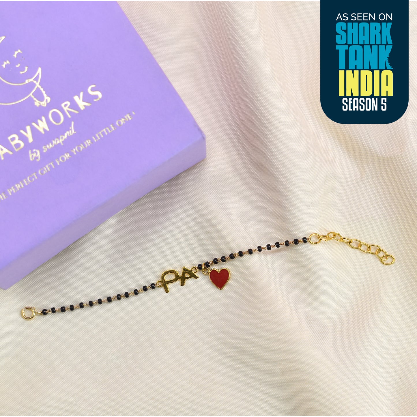 'Pa' Heart Silver Nazariya