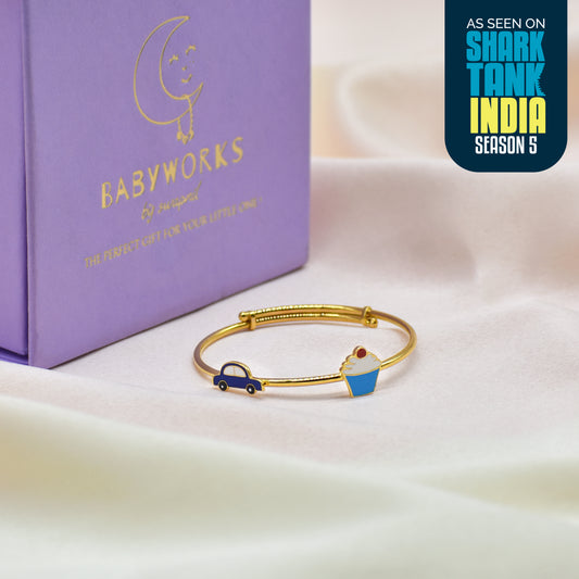 Car Cupcake Silver Kada