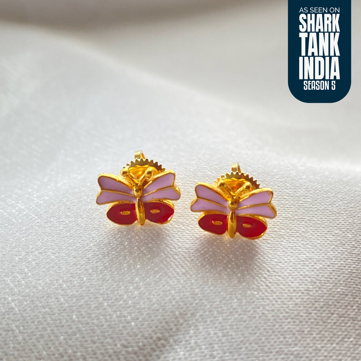 Magnificent Butterfly Silver Earrings