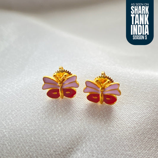 Magnificent Butterfly Silver Earrings