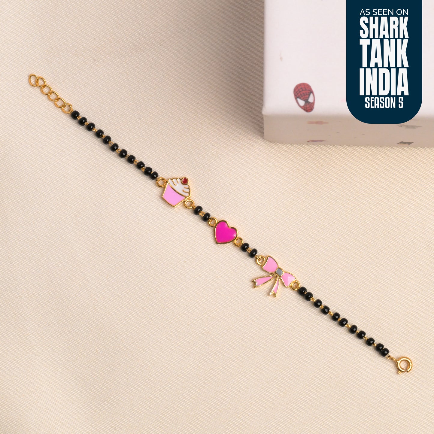 Cupcake Heart Bow Silver Nazariya Gift Box