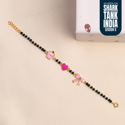 Cupcake Heart Bow Silver Nazariya Gift Box