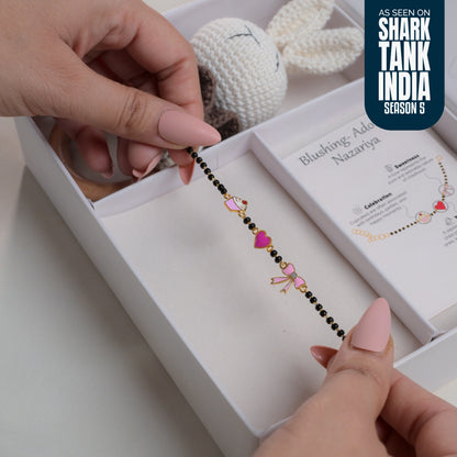 Cupcake Heart Bow Silver Nazariya Gift Box