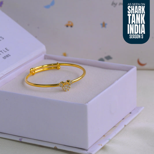 Minnie Diamond Silver Kada