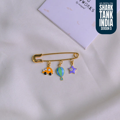 The Beautiful Sky Silver Lapel Pin Gift Box