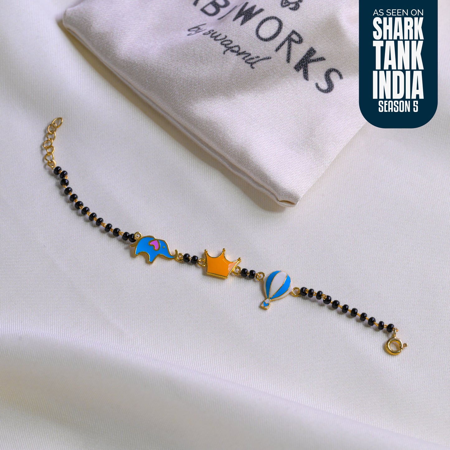 Balloon Elephant Crown Silver Nazariya