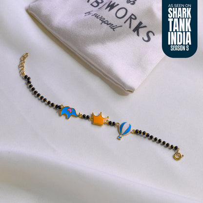 Balloon Elephant Crown Silver Nazariya