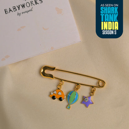 The Beautiful Sky Silver Lapel Pin Gift Box