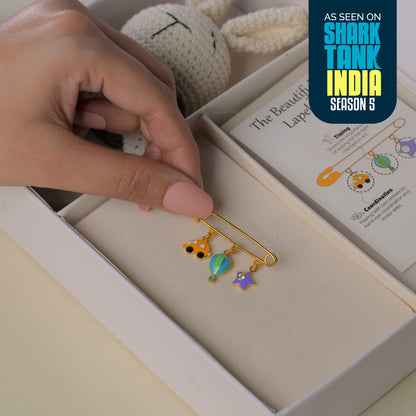 The Beautiful Sky Silver Lapel Pin Gift Box