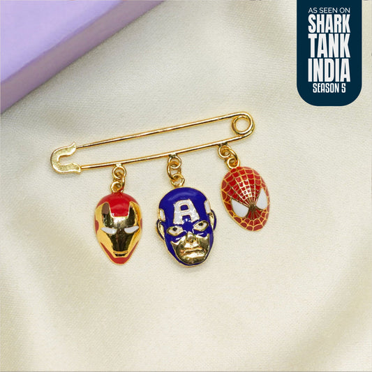 The Marvel Silver Lapel Pin