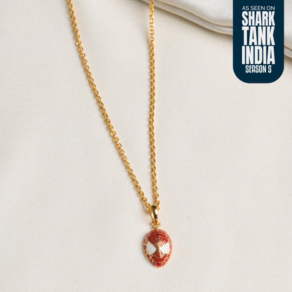 Spiderman Silver Pendant With Chain