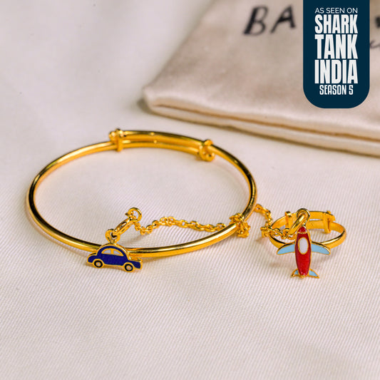 Car Aeroplane Silver Hathphool