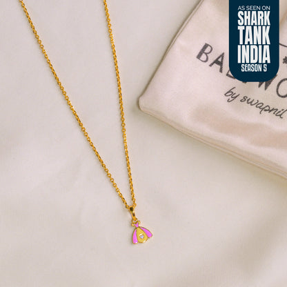 Princess Silver Pendant With Chain