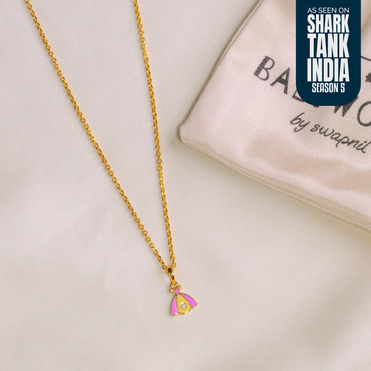 Princess Silver Pendant With Chain