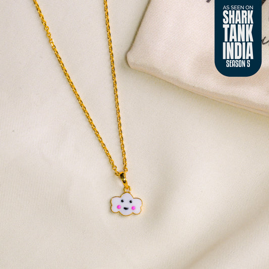 Cloud Silver Pendant With Chain